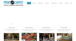 Desktop Screenshot of printoncarpet.com